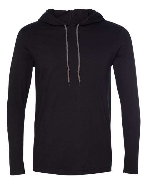 Unisex Softstyle® Lightweight Hooded Long Sleeve T-Shirt
