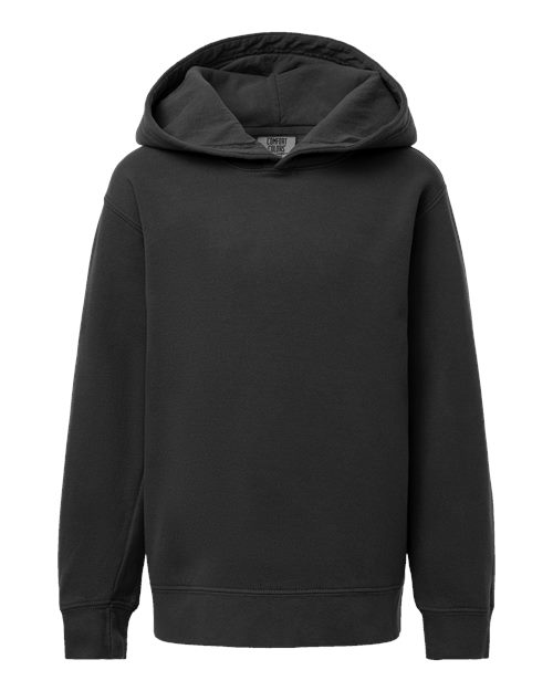 Youth Garment-Dyed Lightweight Fleece Hooded Sweatshirt
