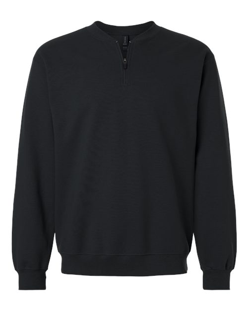 Unisex Softstyle® Midweight 1/4 Zip Sweatshirt