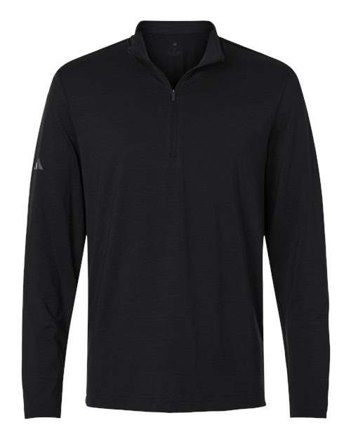 Men's Textured Stripe Quarter-Zip Pullover