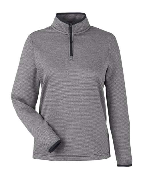 Women's Venture Heathered Stripe Quarter-Zip Pullover