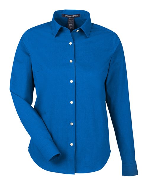 Women's CrownLux Performance® Spencer Poplin Dress Shirt