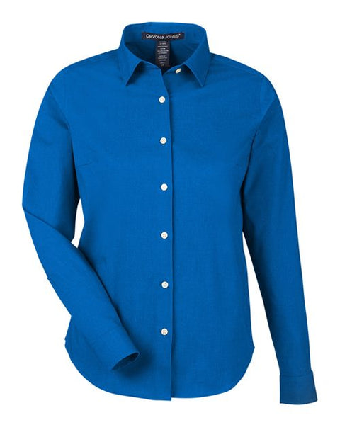 Women's CrownLux Performance® Spencer Poplin Dress Shirt