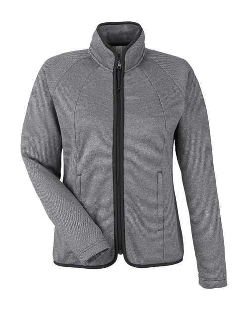 Women's Venture Heathered Stripe Full-Zip Jacket