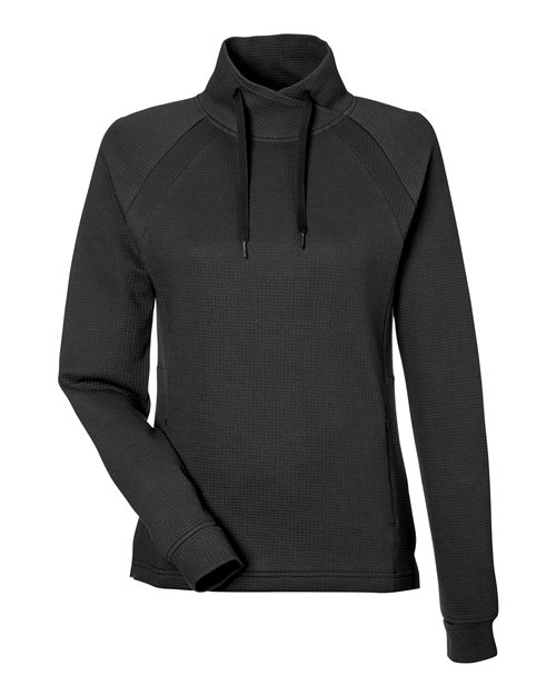 Women's Rhythm Waffle Cross-Neck Pullover