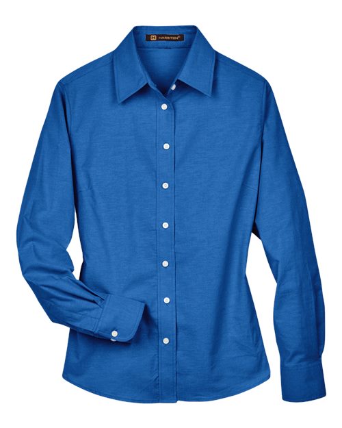 Women's Long Sleeve Oxford Dress Shirt